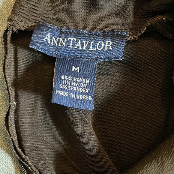 Ann Taylor stretch rayon crop top with half sleeves size medium (23-110) - Picture 6 of 7